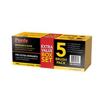 Purdy Monarch Elite and Pro Extra Monarch 5 Brush Set
