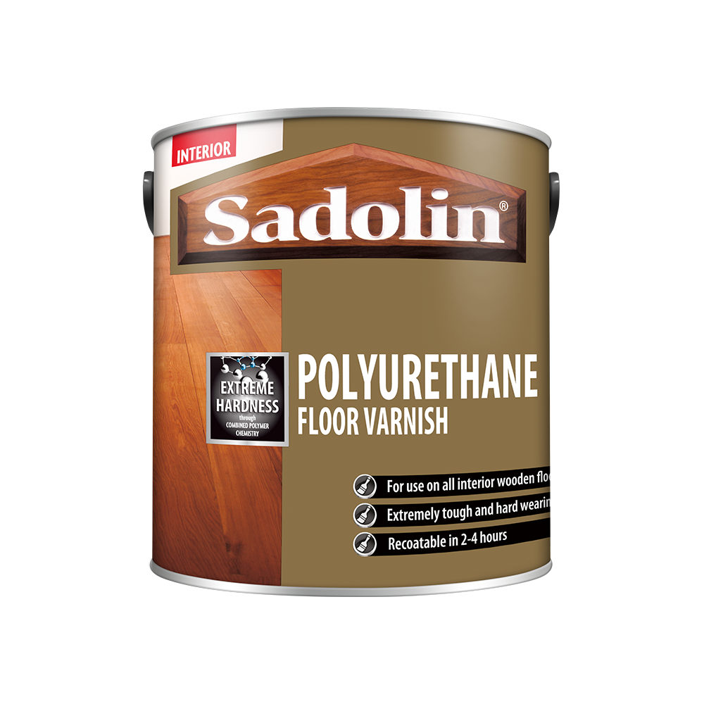 Sadolin Polyurethane Floor Varnish Satin Woodcare